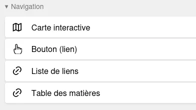 Image d'illustration de la page Blocs de navigation
