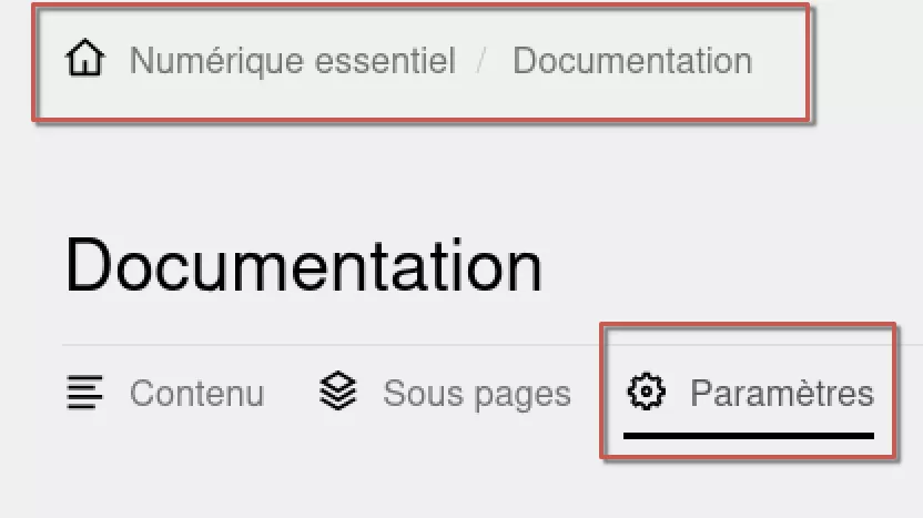 Image d'illustration de la page Modifier le menu