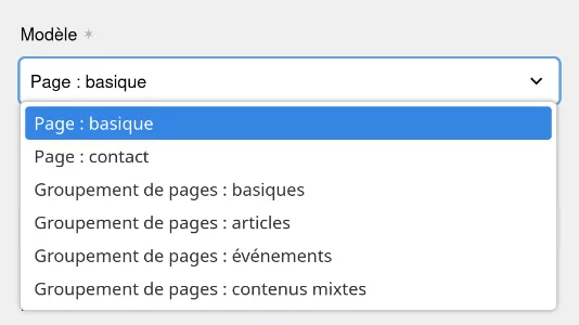 Image d'illustration de la page Modèles de pages
